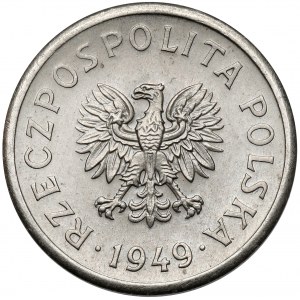 Próba NIKIEL 10 groszy 1949