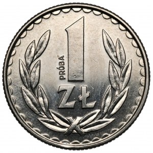 Próba NIKIEL 1 złoty 1986