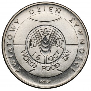 Próba NIKIEL 50 złotych 1981 FAO Światowy Dzień Żywności