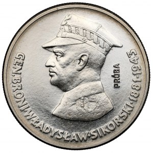 Próba NIKIEL 50 złotych 1981 Sikorski