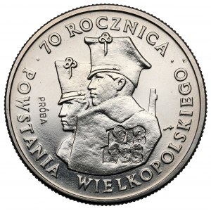 Próba NIKIEL 100 złotych 1988 Powstanie Wielkopolskie