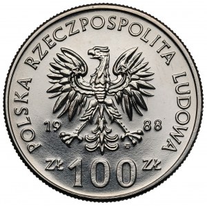 Próba NIKIEL 100 złotych 1988 Powstanie Wielkopolskie