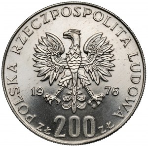 Próba NIKIEL 200 złotych 1976 Igrzyska - znicz olimpijski