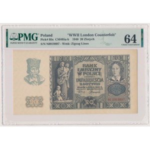 20 złotych 1940 - N