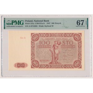 100 złotych 1947 - duża litera - A