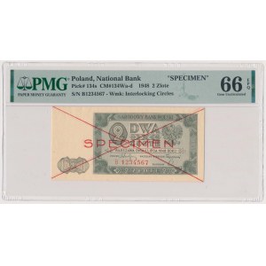 2 złote 1948 - SPECIMEN - B