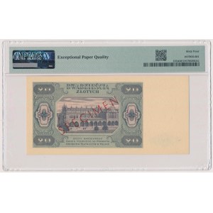 20 złotych 1948 - SPECIMEN - BC 1234567 / 8900000