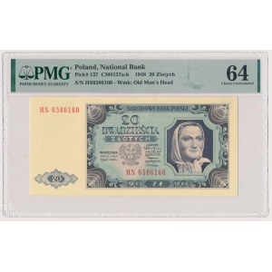 20 złotych 1948 - HS