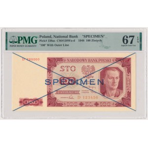 100 złotych 1948 - SPECIMEN - D