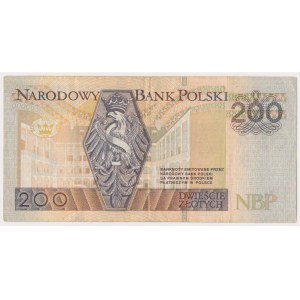 200 zł 1994 - DA - pierwsza seria drukowana w PWPW