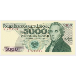 5.000 zł 1982 - B