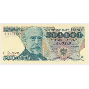 500.000 zł 1990 - K