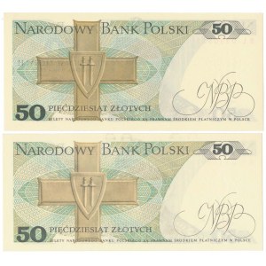 50 zł 1975 - BL i 50 zł 1988 - GM (2szt)