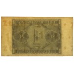 1 złoty 1938 Chrobry - tylko druk rewersu