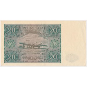 20 złotych 1946 - mała litera - A