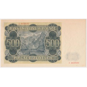 500 złotych 1940 - A