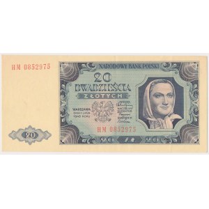 20 złotych 1948 - HM 085... papier zwykły