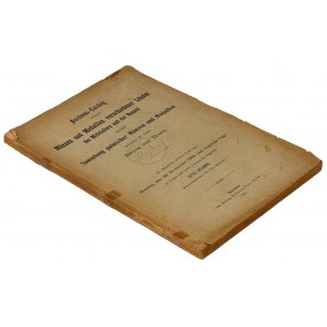 Sammlung polnischer Münzen und Medaillen - katalog aukcyjny zbioru 1909