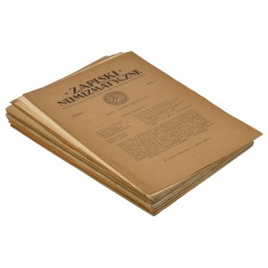 Lwowskie Zapiski Numizmatyczne 1925-1928 KOMPLET - RZADKOŚĆ