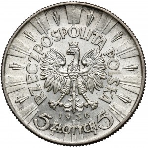 Piłsudski 5 złotych 1936