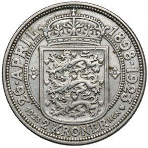 Dania, Christian X, 2 kroner 1923