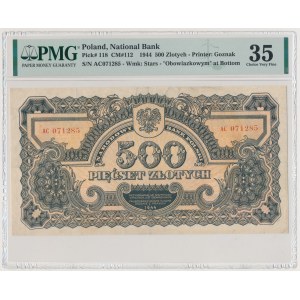 500 złotych 1944 ...owym - AC