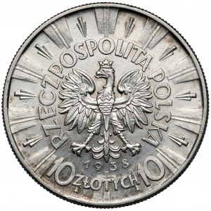 Piłsudski 10 złotych 1938
