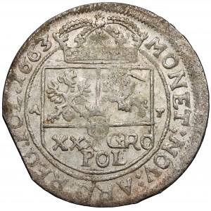 Jan II Kazimierz, Tymf Kraków 1663 AT