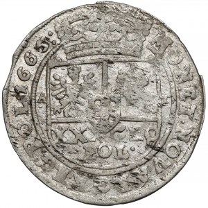 Jan II Kazimierz, Tymf Bydgoszcz 1665 AT - błąd SEERVATA