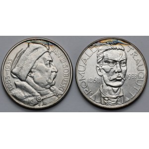 10 złotych 1933 Sobieski i Traugutt - zestaw (2szt)