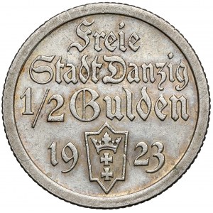 Gdańsk, 1/2 guldena 1923