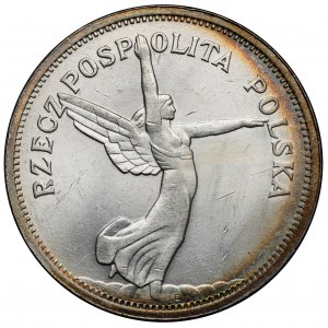 Nike 5 złotych 1928 bez znaku, Bruksela