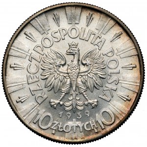 Piłsudski 10 złotych 1939