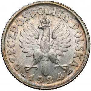 Kobieta i kłosy 1 złoty 1924
