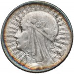Głowa Kobiety 5 złotych 1932 ze znakiem, Warszawa - rzadkie