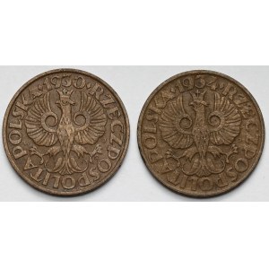 2 grosze 1930-1934 - zestaw (2szt)