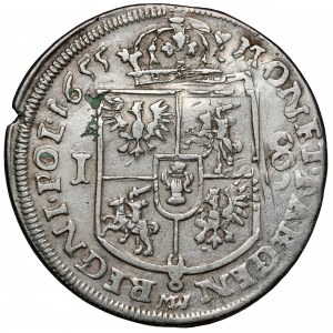 Jan II Kazimierz, Ort Wschowa 1655 MW - bardzo rzadki