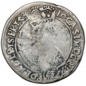 Jan II Kazimierz, Ort Lwów 1656 - gwiazdki - b.rzadki