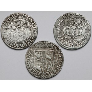 Zygmunt III Waza, Orty Gdańsk i Bydgoszcz 1621-1625 - zestaw (3szt)