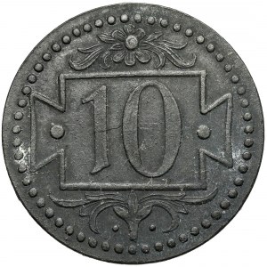 Gdańsk, 10 fenigów 1920 cynk - 55 perełek