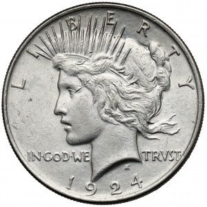USA, Dolar 1924, Philadelphia - Peace Dollar