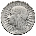 Głowa Kobiety 5 złotych 1932 ze znakiem, Warszawa - rzadkie