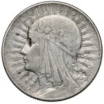 Głowa Kobiety 5 złotych 1932 ze znakiem, Warszawa - rzadkie