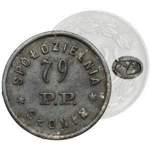 Słonim, 79 Pułk Piechoty, Spółdzielnia - 50 groszy - KONTRMARKA