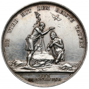 Niemcy, Medal chrzcielny bez daty (XIXw.)