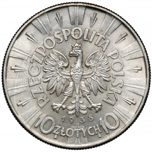 Piłsudski 10 złotych 1938