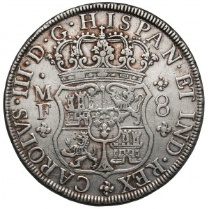Meksyk, Karol III, 8 reales 1764 Mo, Meksyk