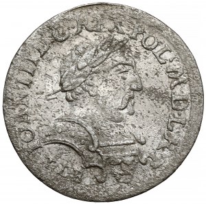 Jan III Sobieski, Szóstak Kraków 1680 - w zbroi - nominał VI