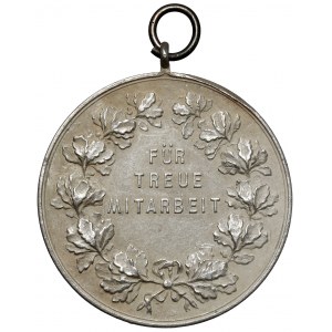 Śląsk, Medal za lojalną pracę - Śląska Izba Handlowa (XIX/XXw.)