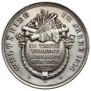 Niemcy, Medal - Weltkrieg im Jahre 1914